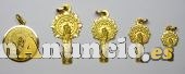 Medallas virgen pilar en oro y plata